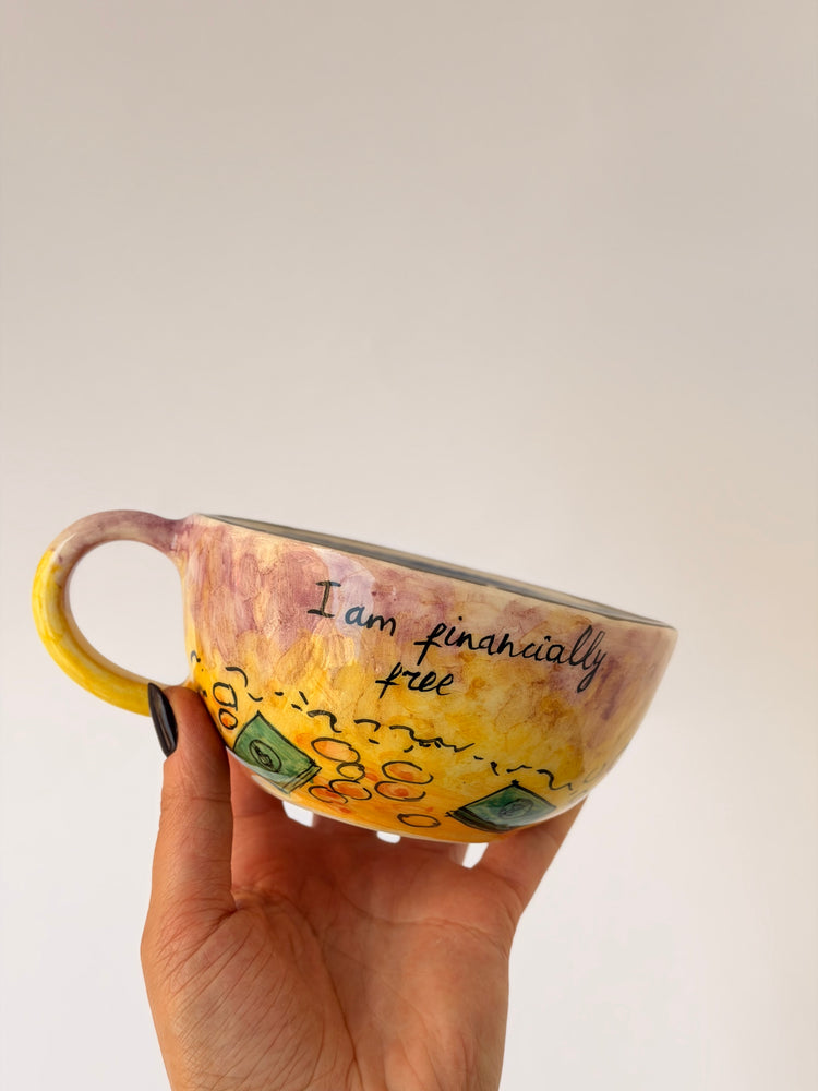 Duck handmade ceramic mug