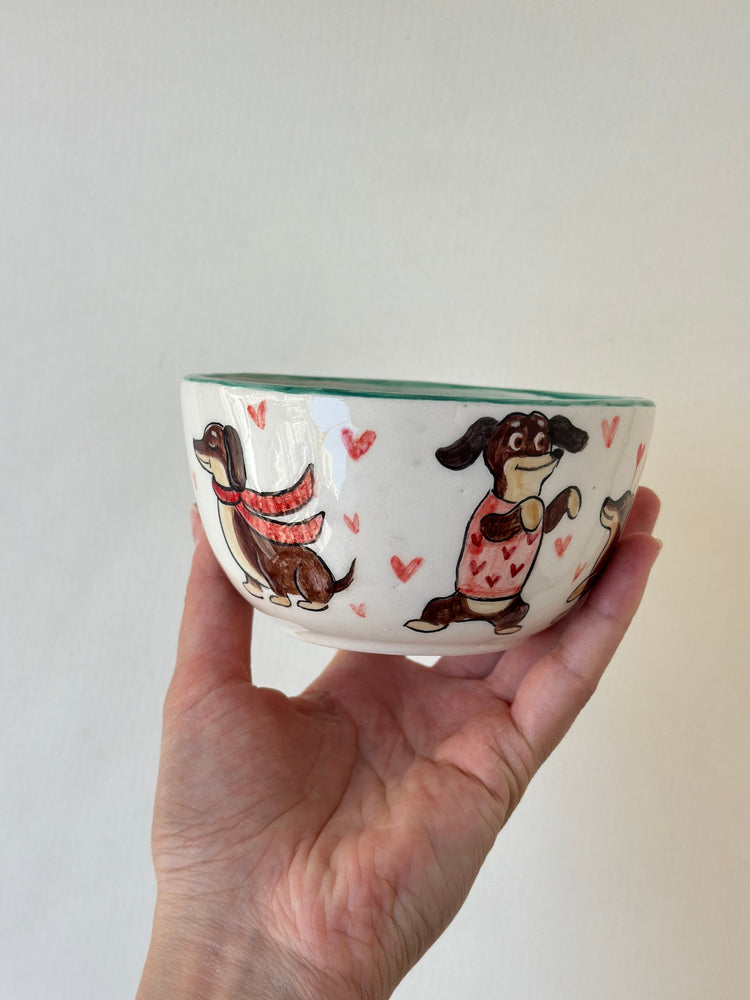 Dachshund dog handmade mug