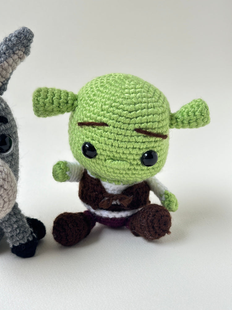 Shrek and Donkey handmade mugs and toys