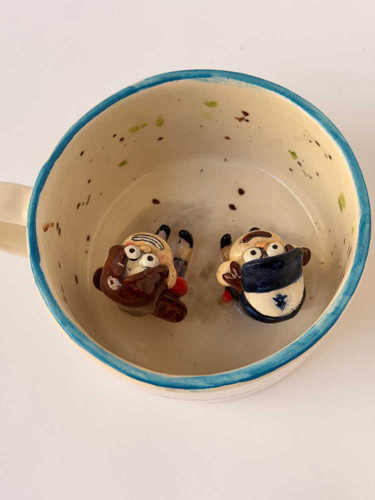 Friends handmade ceramic mug