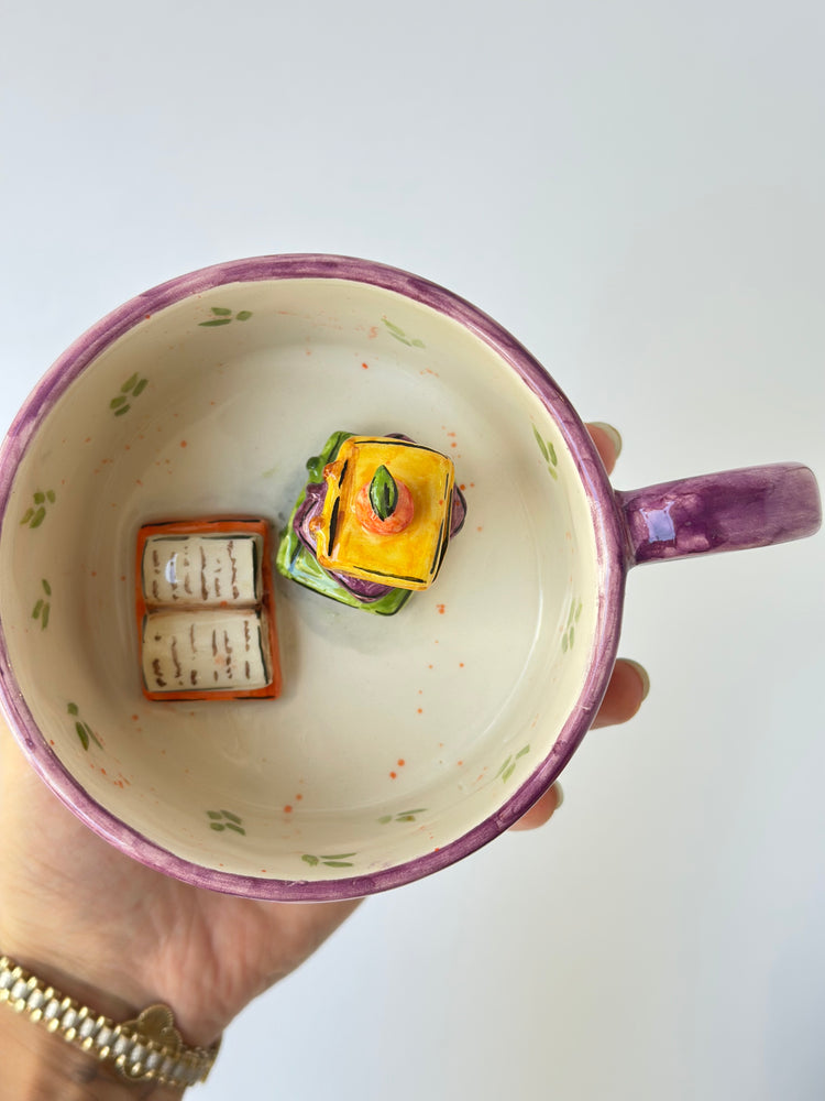 For the teacher handmade ceramic mug