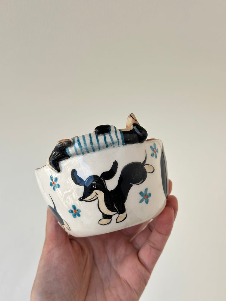 Dachshund handmade cup