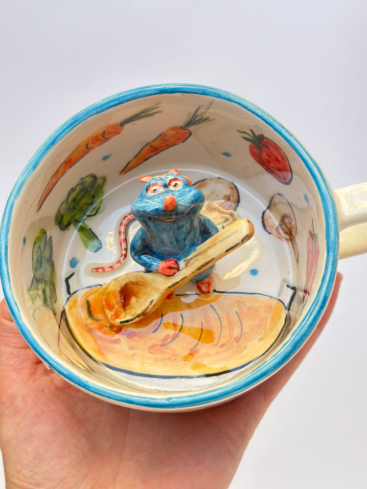 Little chef handmade ceramic mug