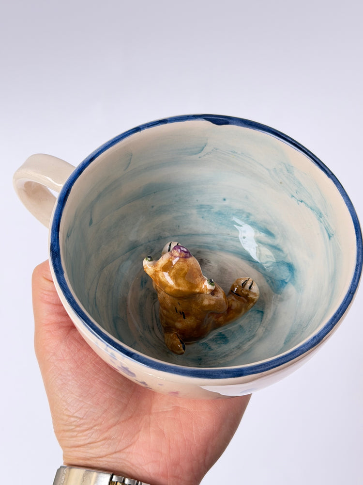 Ground sloth handmade ceramic mug