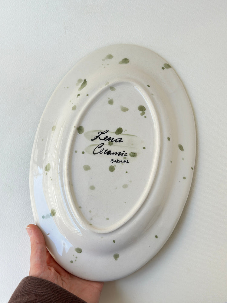Little chef handmade (pre-order) big plate (28x18)