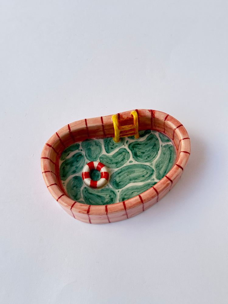 Handmade ceramic ashtray