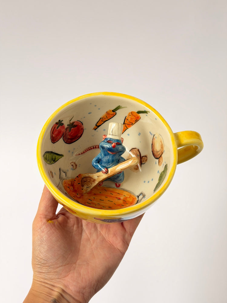 Little Chef handmade ceramic mug