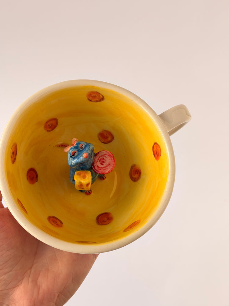 Little chef handmade ceramic mug
