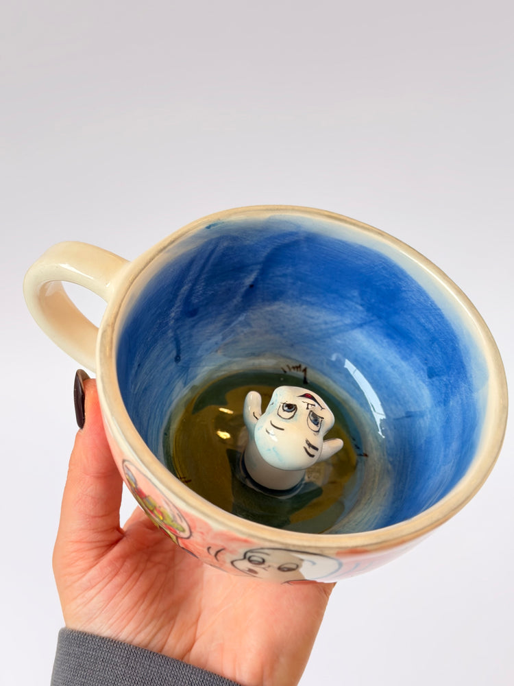 Ghost handmade ceramic mug