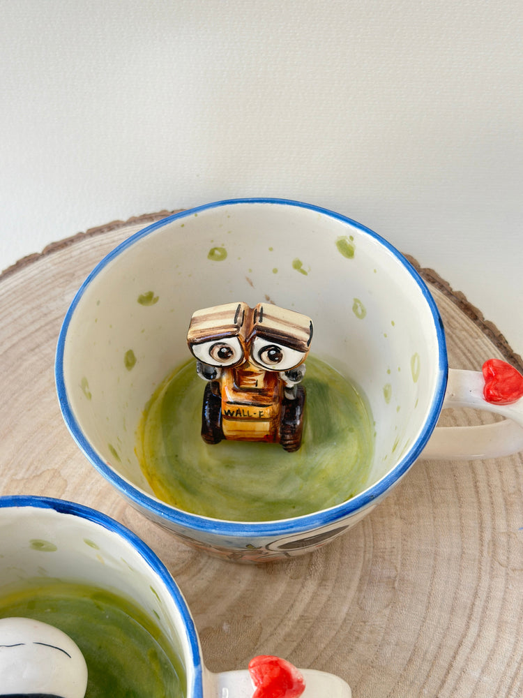Couple Handmade mugs W-E