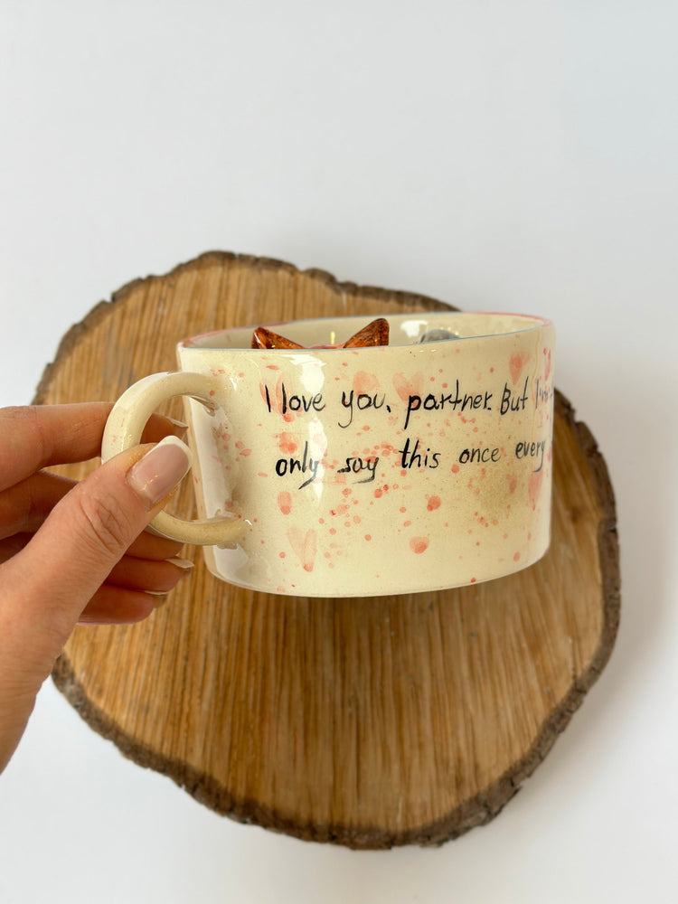 Nick and Judy handmade mug