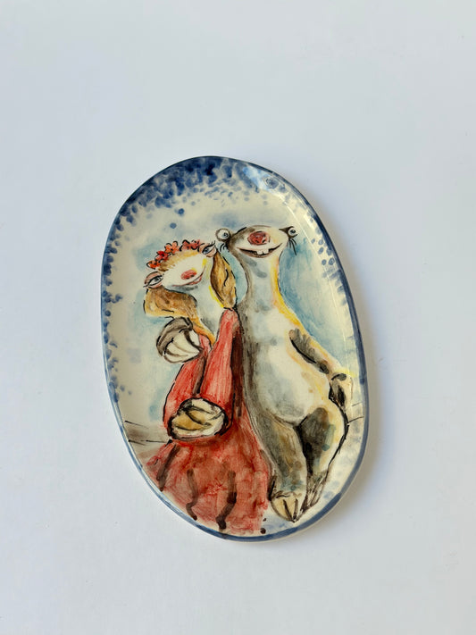 Sid handmade ceramic plate