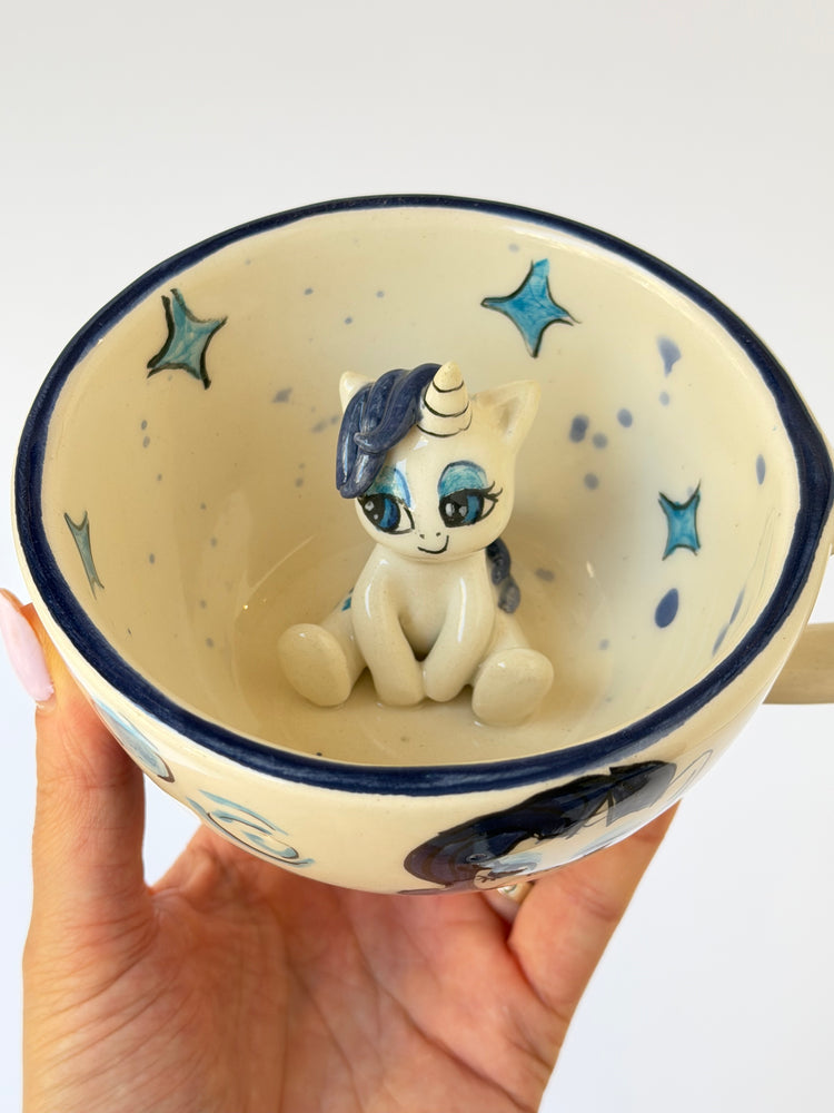 Unicorn handmade ceramic mug