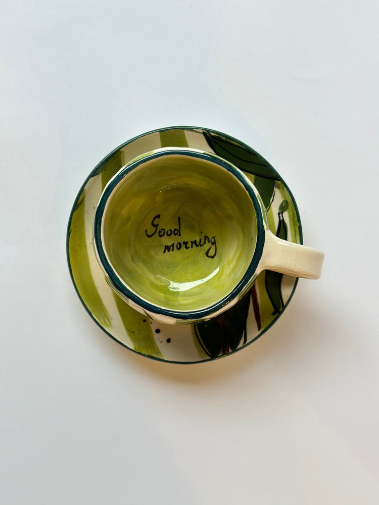 Olive Handmade coffee cup