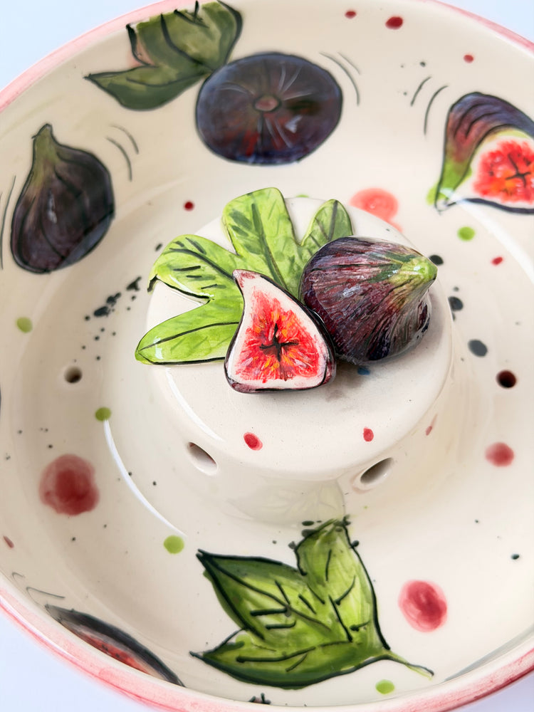 Fig handmade ceramic washing bowl