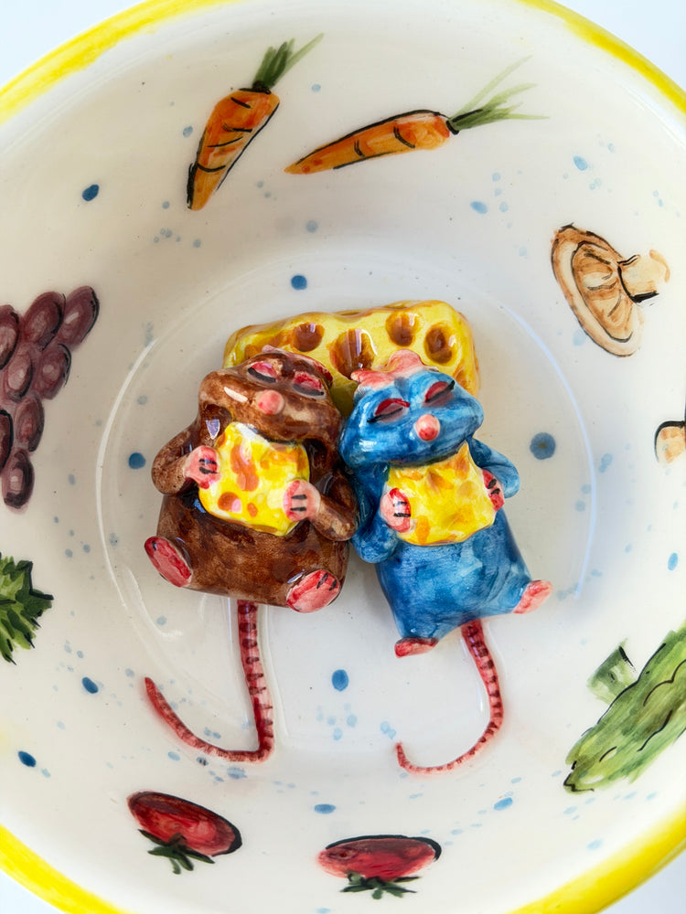 Little Chef and brother handmade ceramic mug