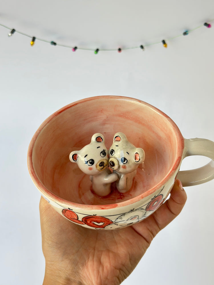 Teddys handmade mug ceramic