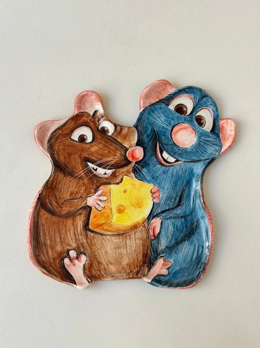 Little Chef and Emily handmade plate