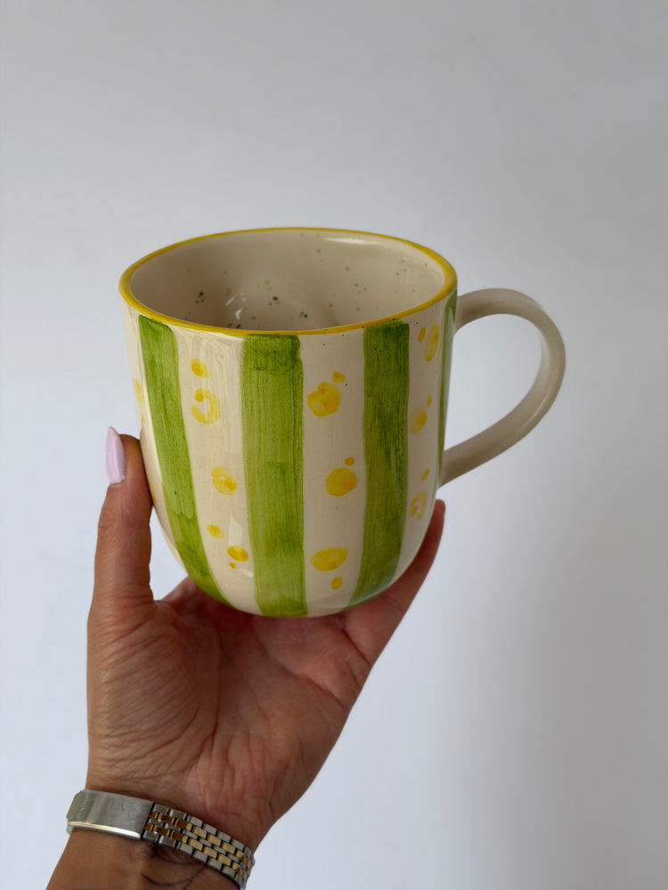 Kermit handmade ceramic mug