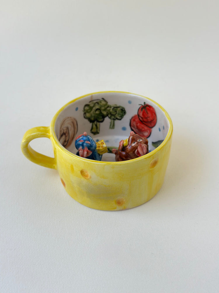 Little Chef and Emily handmade ceramic mug