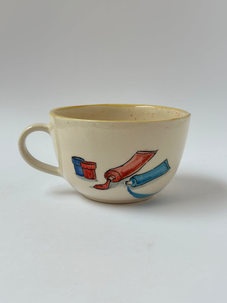 Artist Painter chick handmade mug😍
