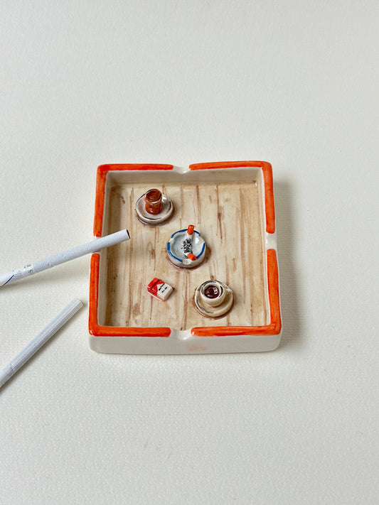 Handmade ashtray