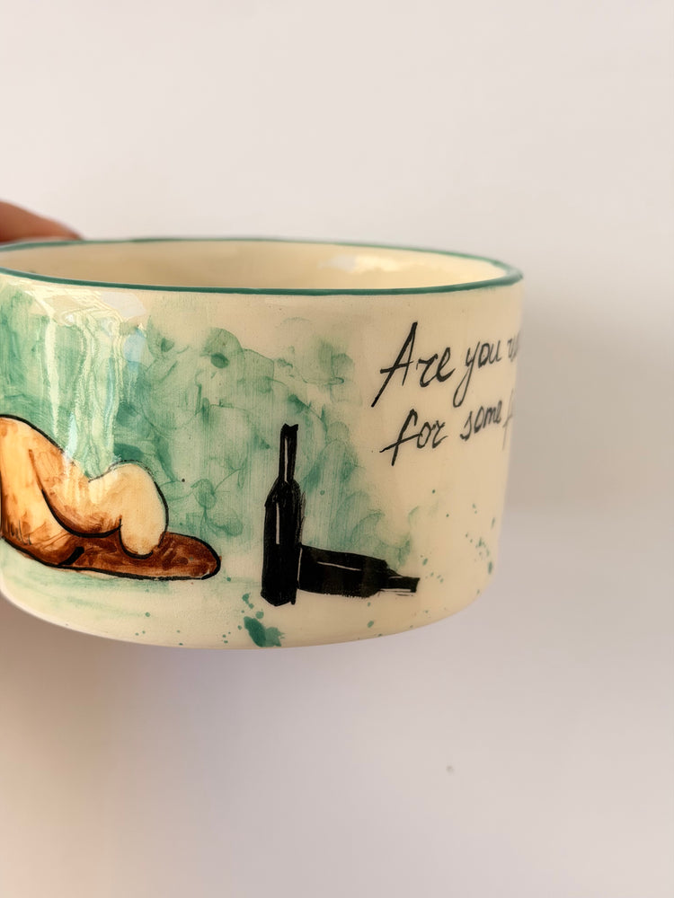 Teddy handmade ceramic mug
