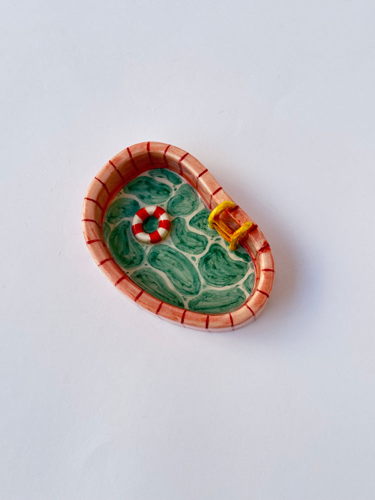 Handmade ceramic ashtray