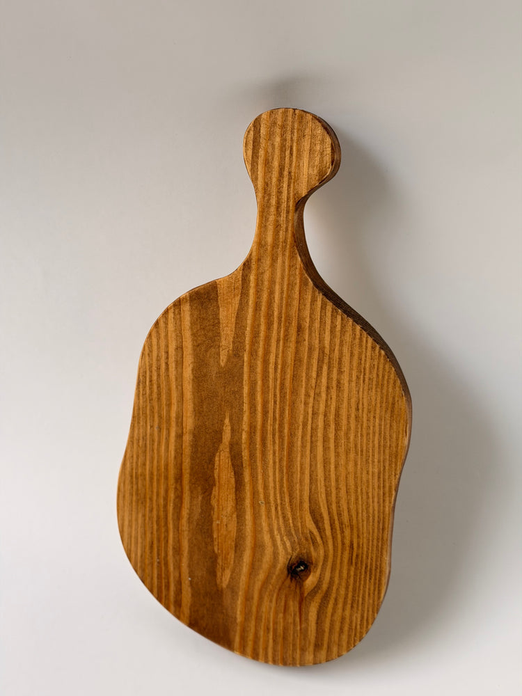 Ceramic & Wood Charcuterie Serving Board (29x15)