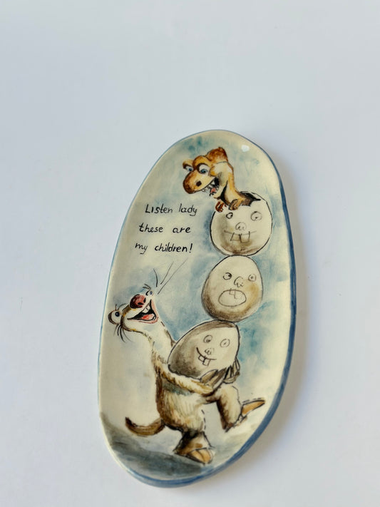 Sid handmade plate ceramic