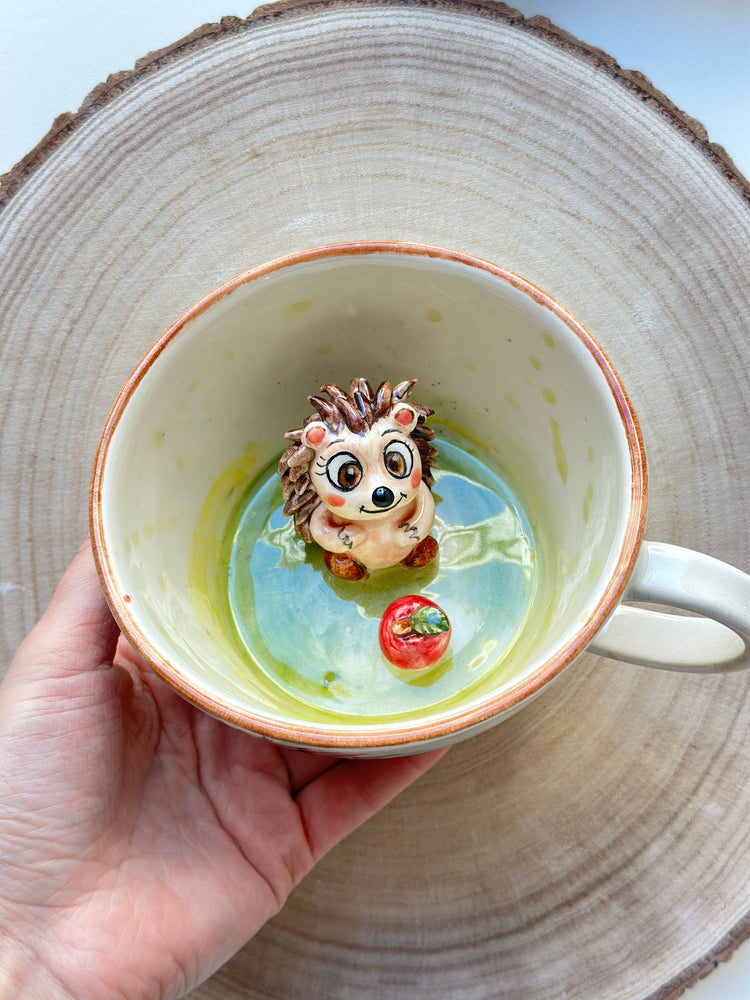 Hedgehog Handmade mug
