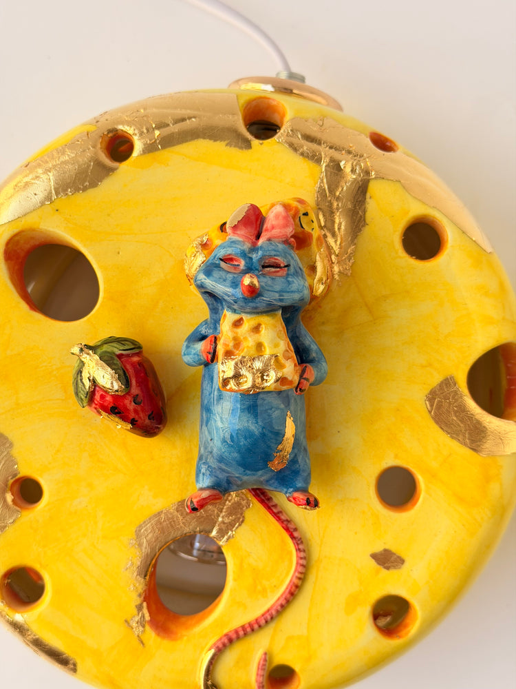 Little Chef handmade ceramic lamp