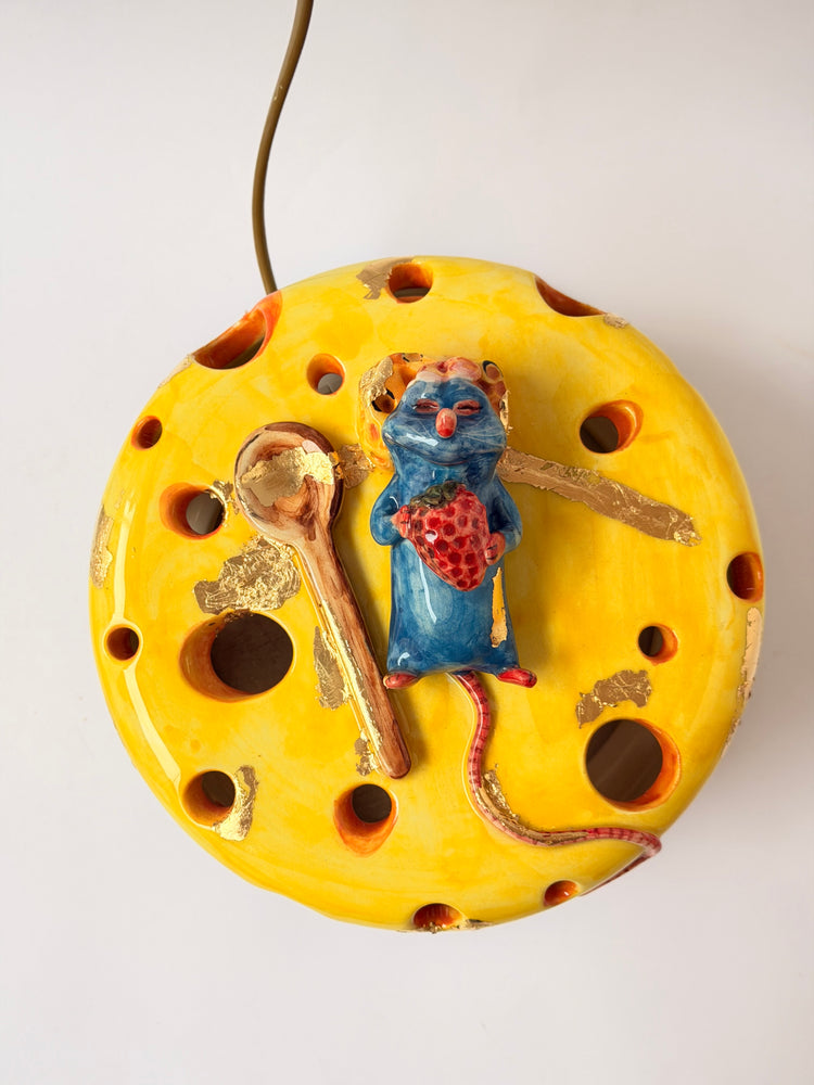 Little Chef handmade ceramic lamp