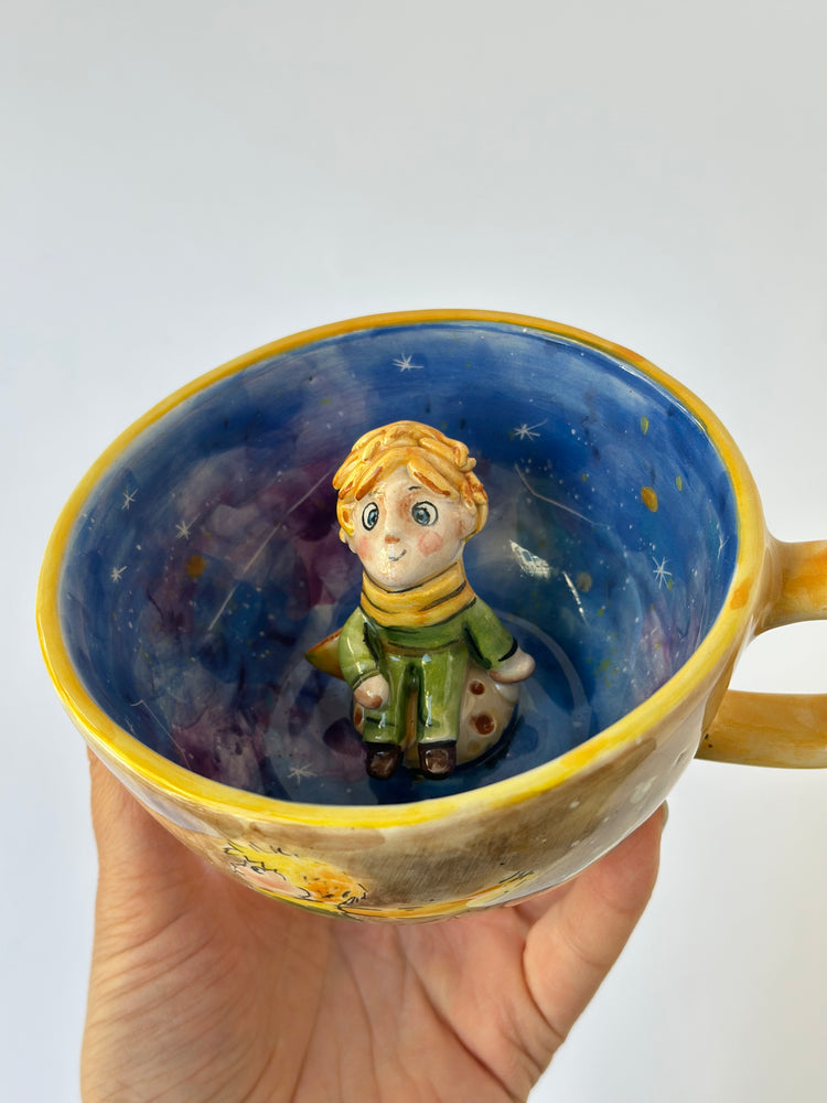 Little Prince handmade ceramic mug