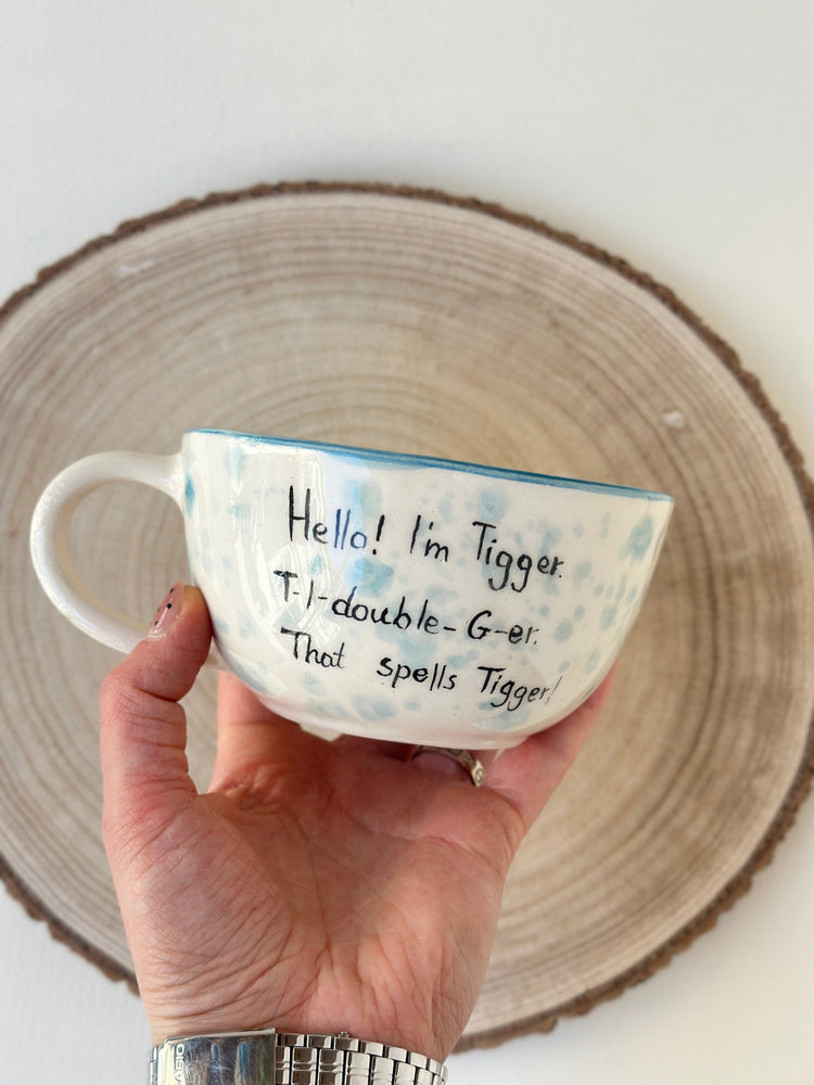 Winnie the Pooh Tigger handmade mug