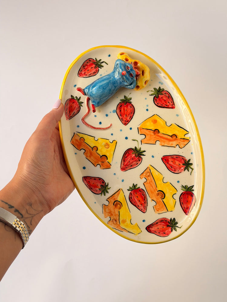 Little Chef handmade ceramic plate