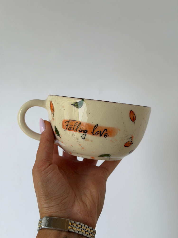 Dog handmade ceramic mug