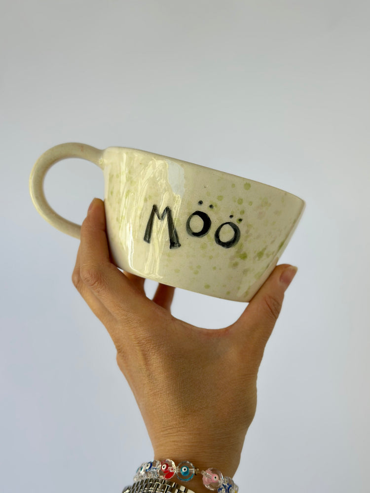 Cow handmade ceramic mug