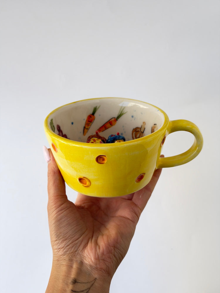 Little Chef and brother handmade ceramic mug