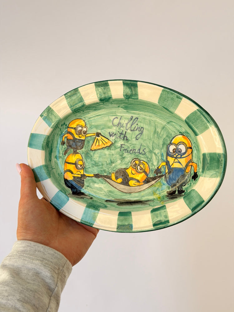 Handmade ceramic plate