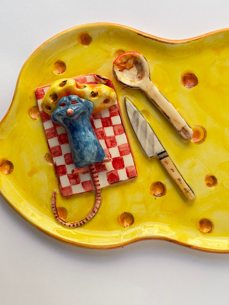 Little Chef handmade ceramic plate