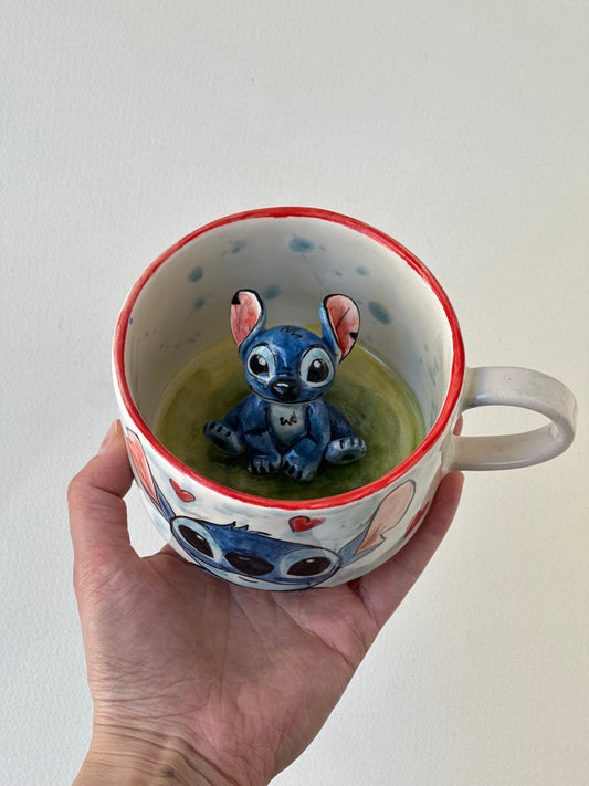 Stitch handmade mug