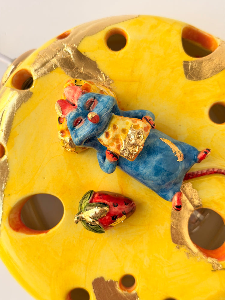 Little Chef handmade ceramic lamp