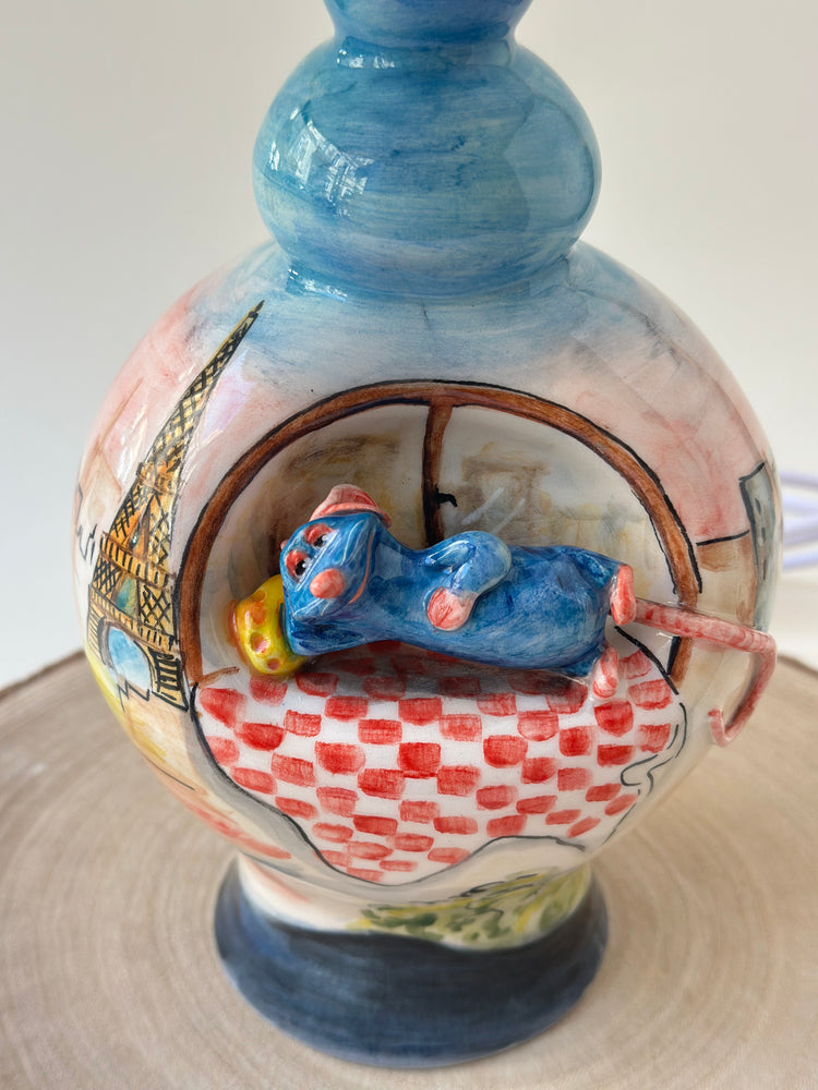 Little Chef handmade lamp ceramic