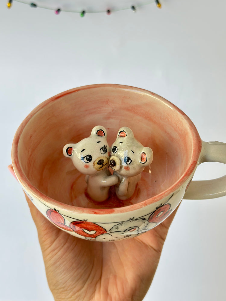 Teddys handmade mug ceramic