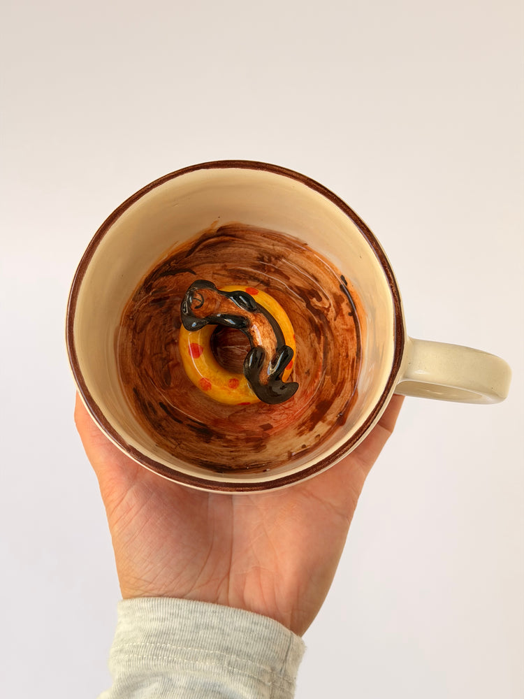 Dachshund handmade ceramic mug