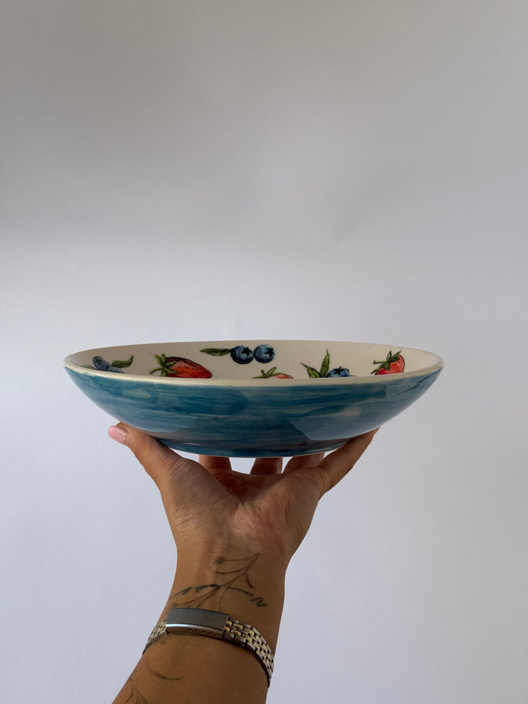 Fruit handmade ceramic bowl plate