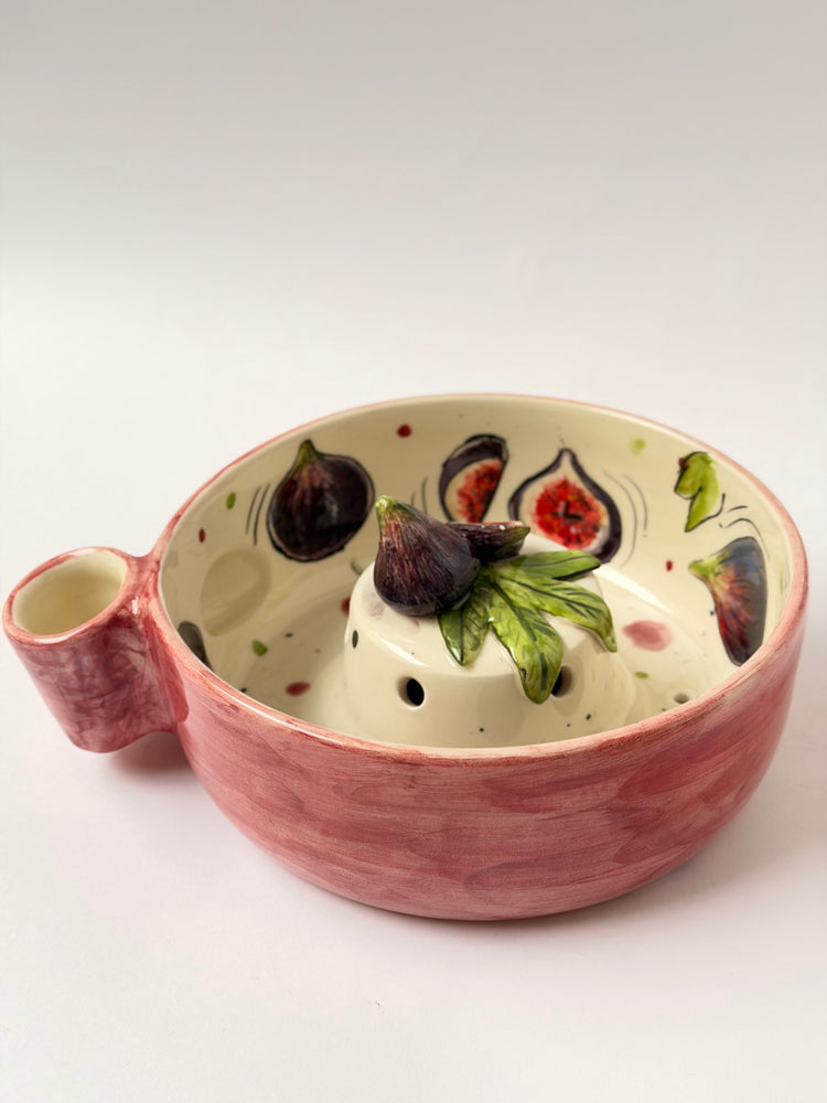 Fig handmade ceramic washing bowl