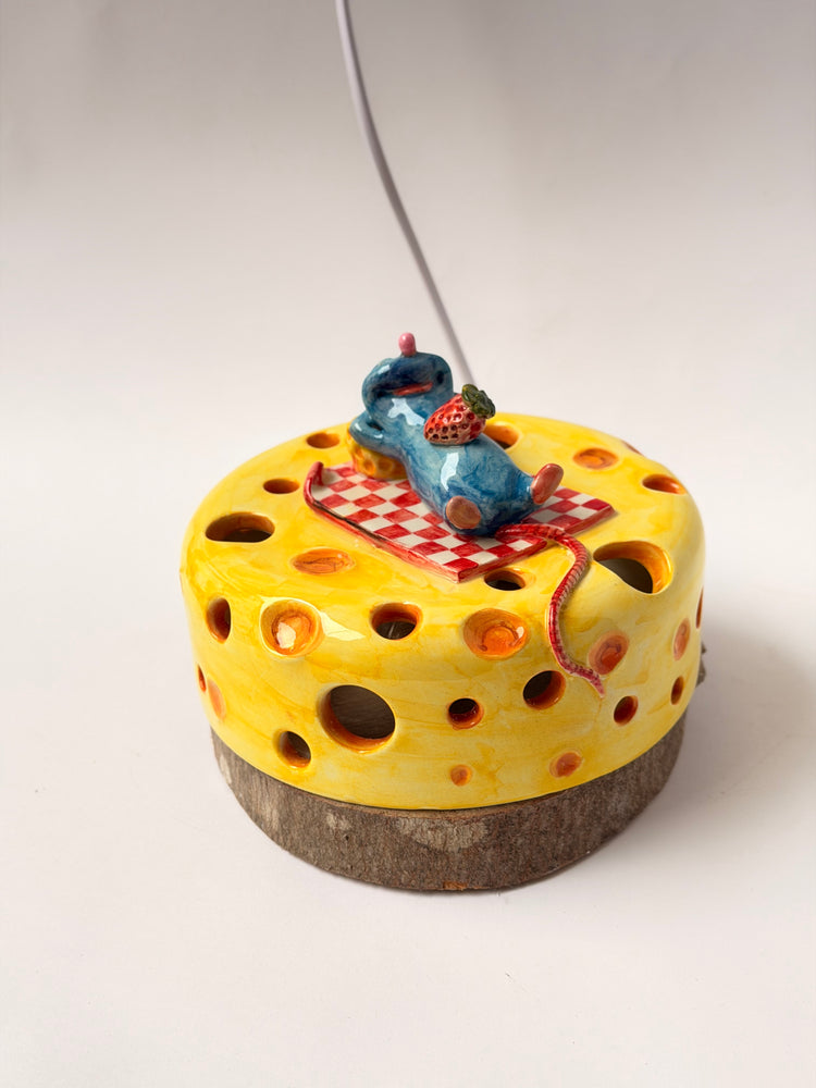 Little Chef ceramic handmade lamp