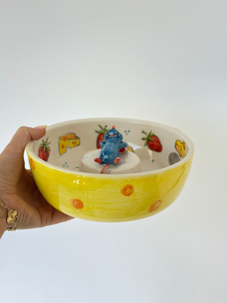 Little Chef handmade ceramic fruit washing bowl